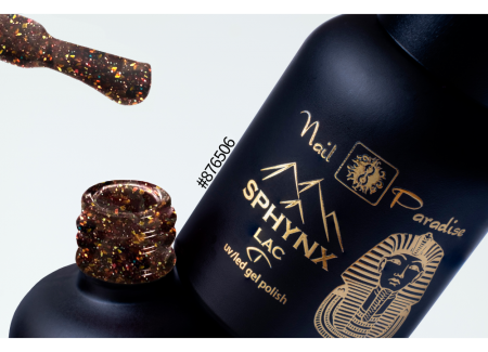 SPHYNX Lac Gel Polish - Ebony Reflective 10ml